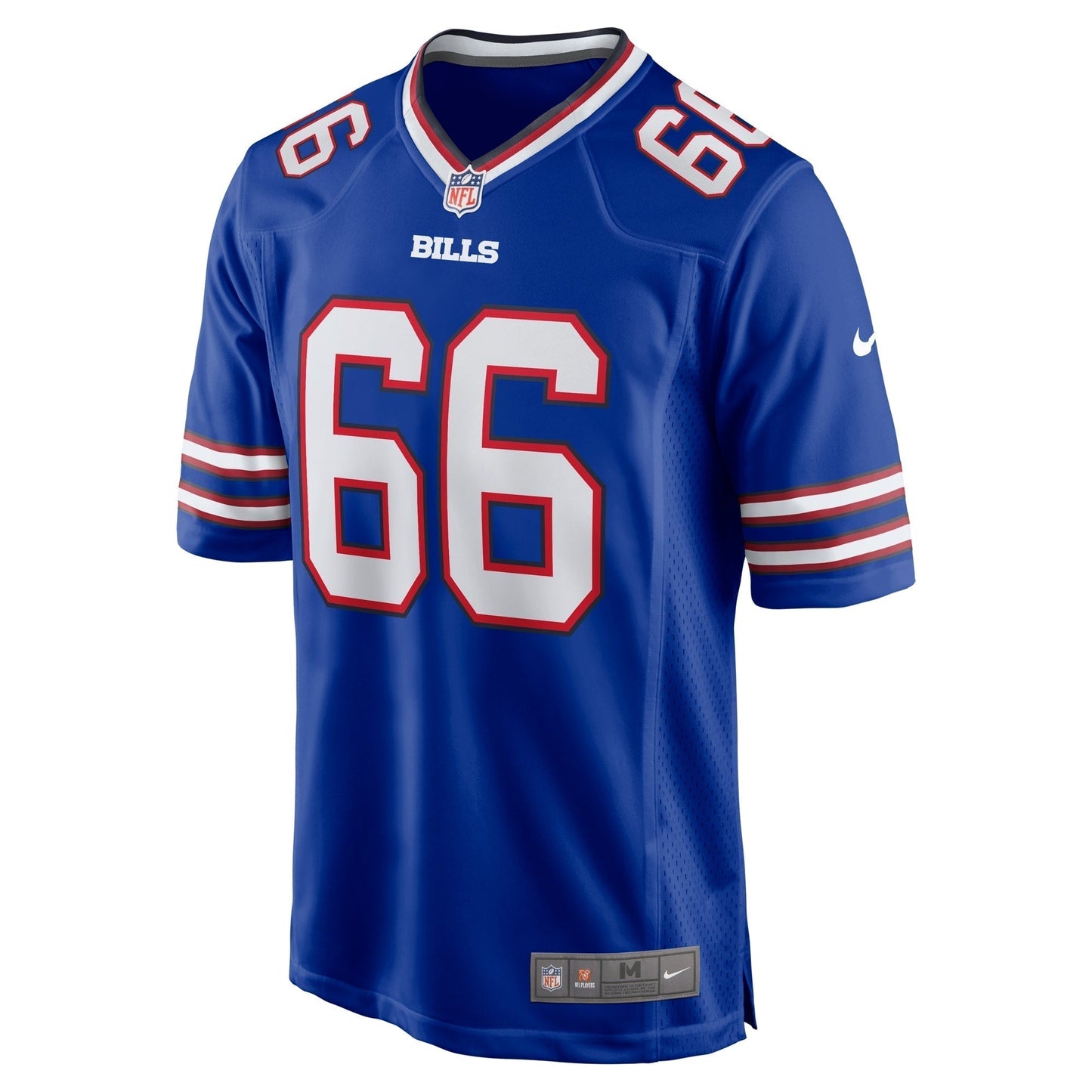 Connor McGovern Buffalo Bills Nike Game Jersey - Royal football jersey product view 2