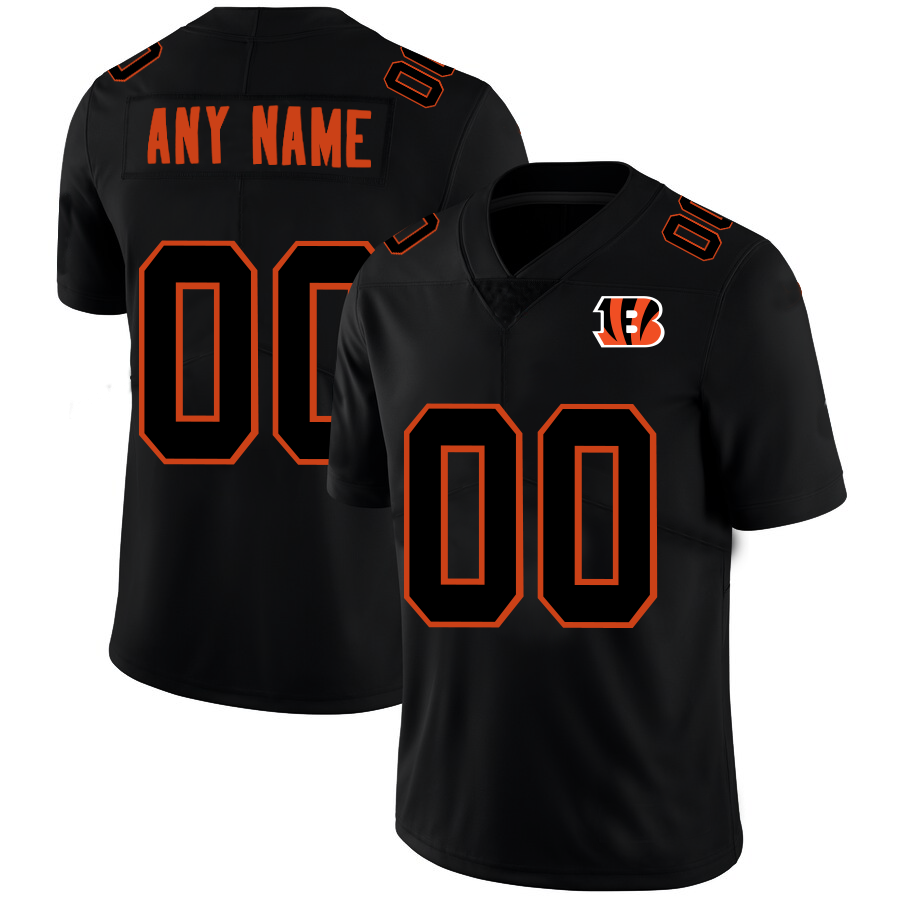 Custom2 Cincinnati Bengals Football Jersey2s American Black Stitched Name And Number Size S to 6XL Christmas Birthday Gift football jersey product view 1