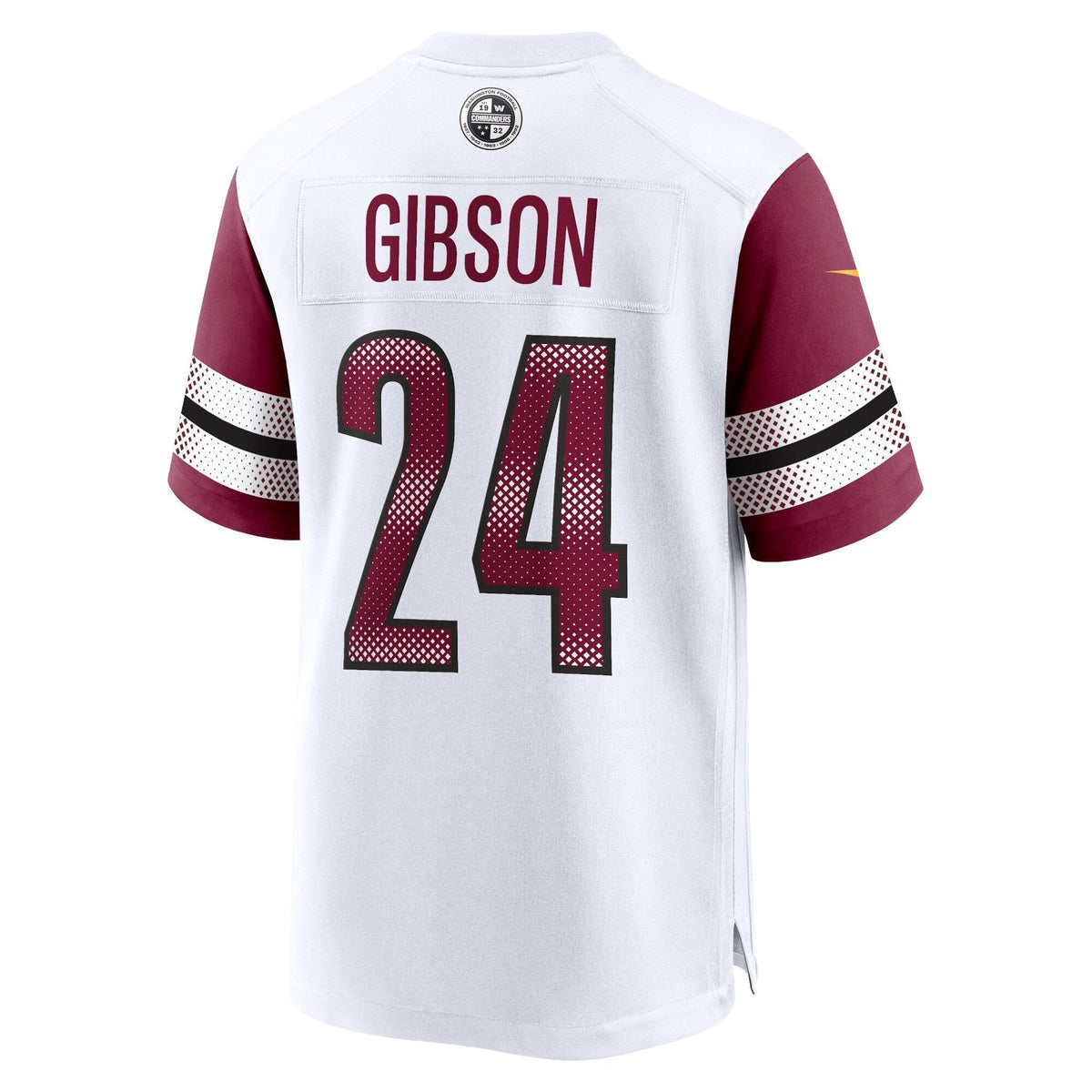 Antonio Gibson Washington Commanders Nike Game Jersey - White football jersey product view 3