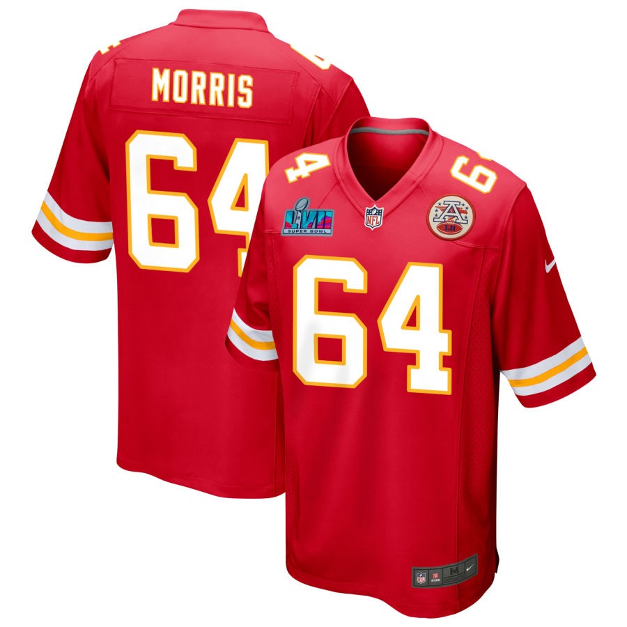 Wanya Morris Kansas City Chiefs Nike Super Bowl LVII Game Jersey - Red football jersey product view 1