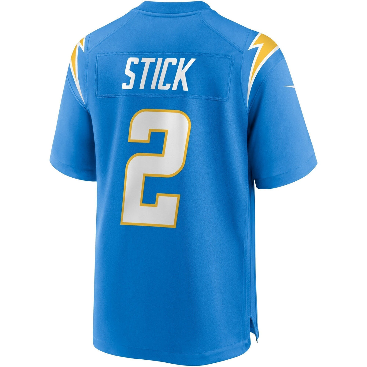 Easton Stick Los Angeles Chargers Nike Game Jersey - Powder Blue football jersey product view 3