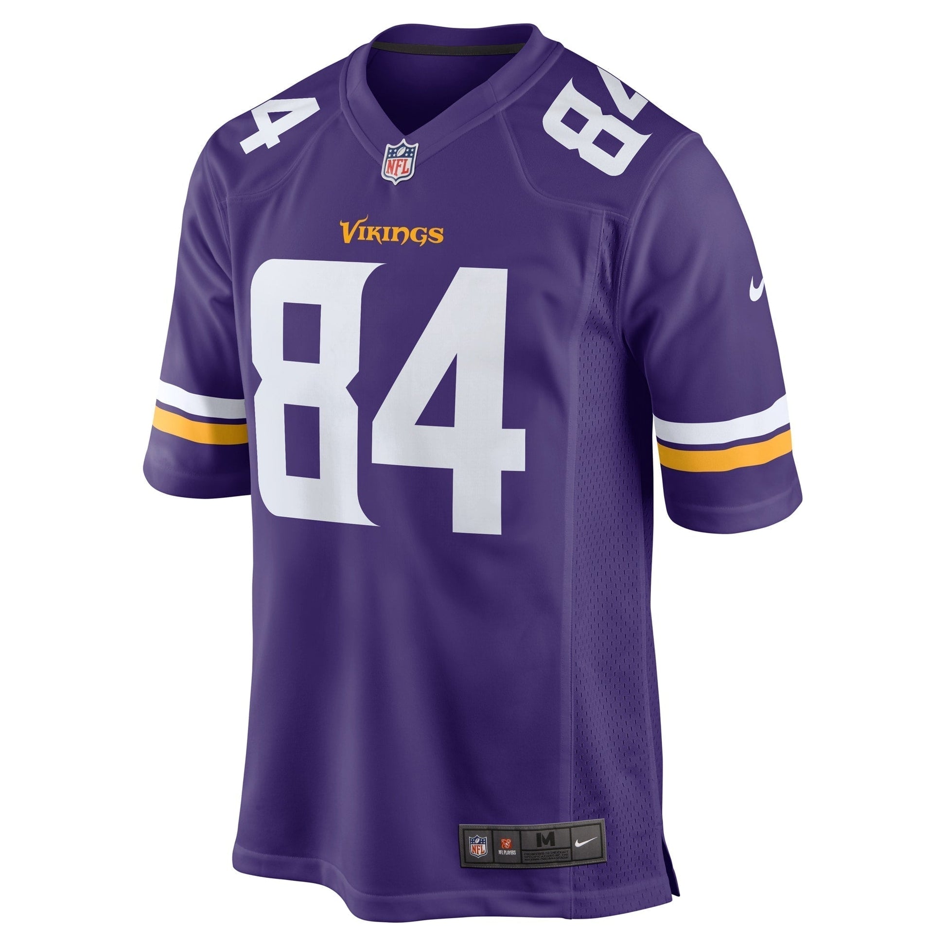 Josh Oliver Minnesota Vikings Nike Game Jersey - Purple football jersey product view 2