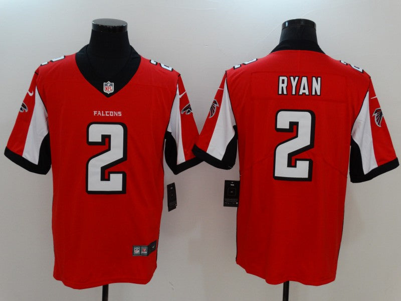 Men's Atlanta Falcons Matt Ryan #2 Red Game Jersey1 football jersey product view 1