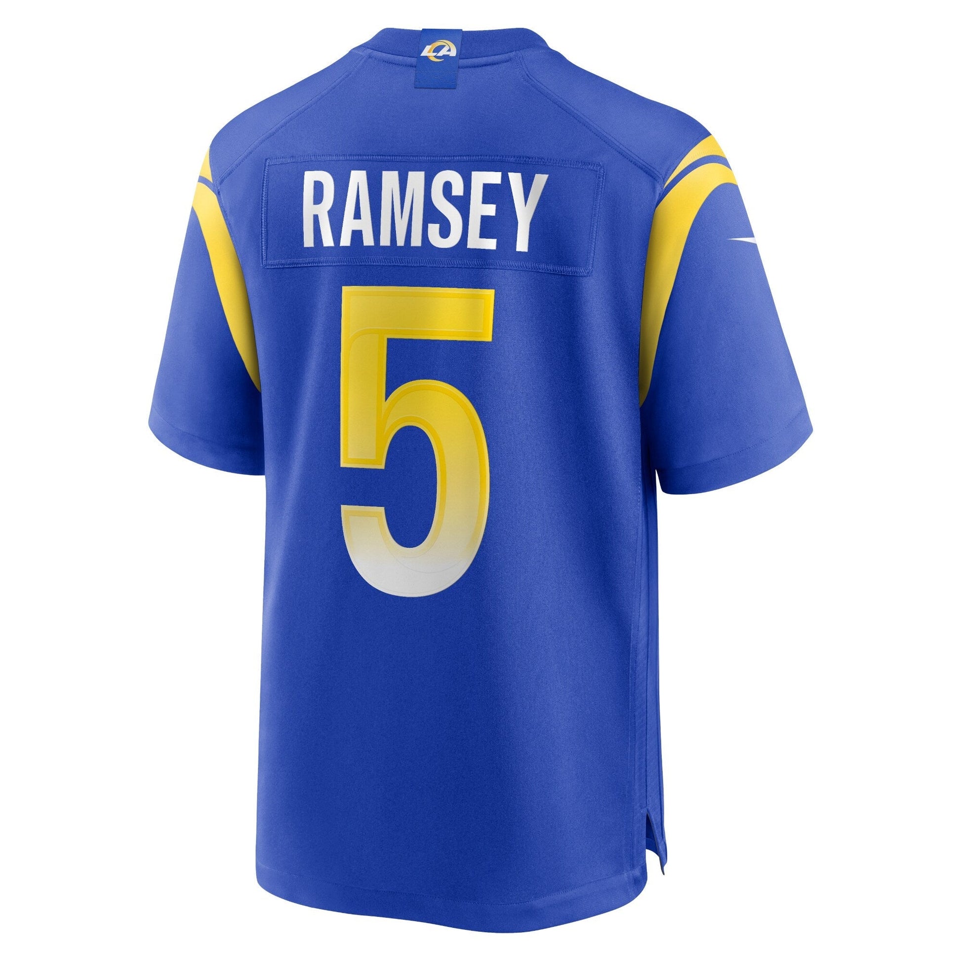 Jalen Ramsey Los Angeles Rams Nike Game Jersey - Royal football jersey product view 3