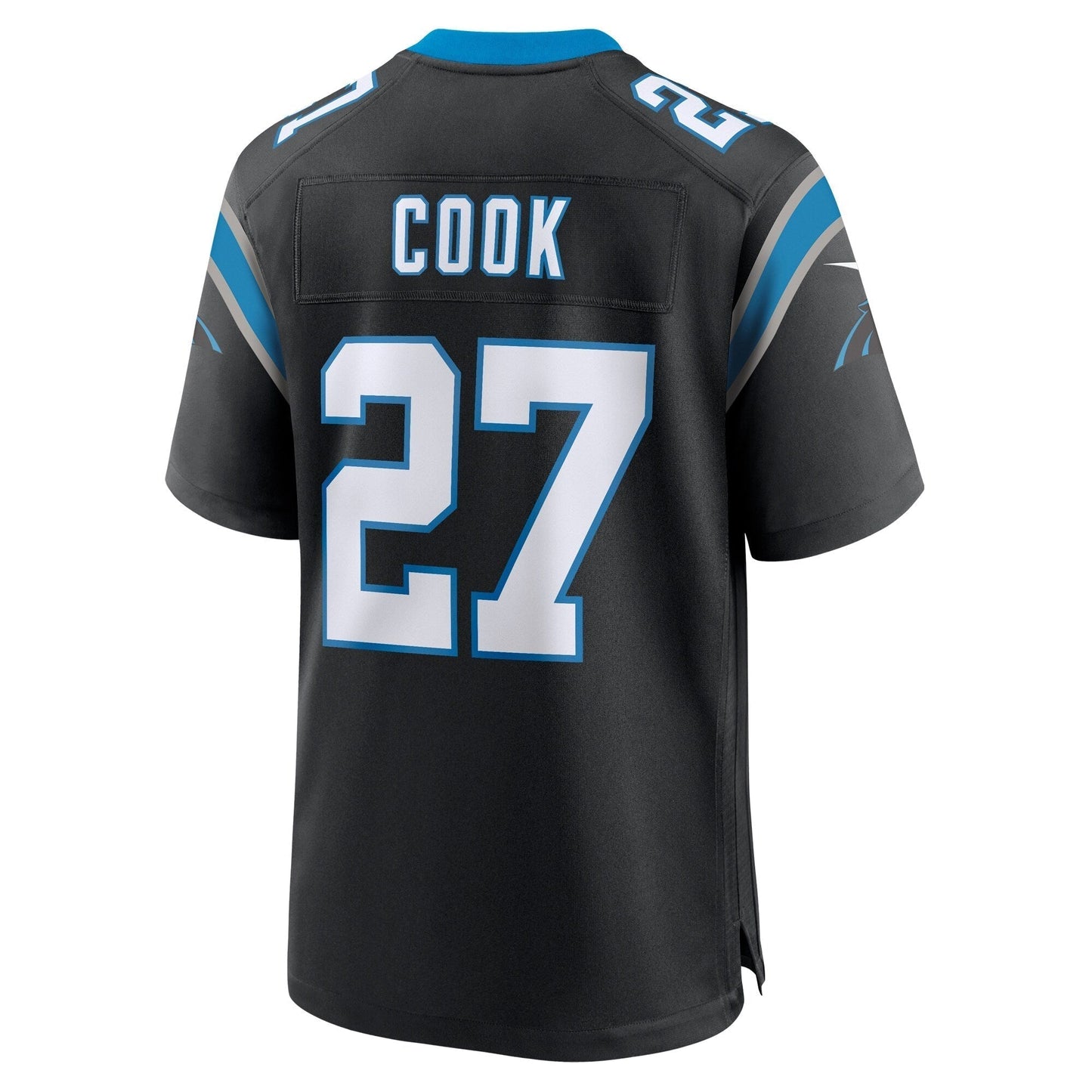 Alex Cook Carolina Panthers Nike Game Jersey - Black football jersey product view 3