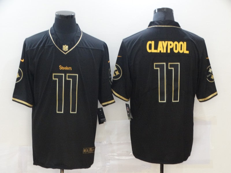 Men's Pittsburgh Steelers Chase Claypool #11 Black Alternate Game Jersey1 football jersey product view 1