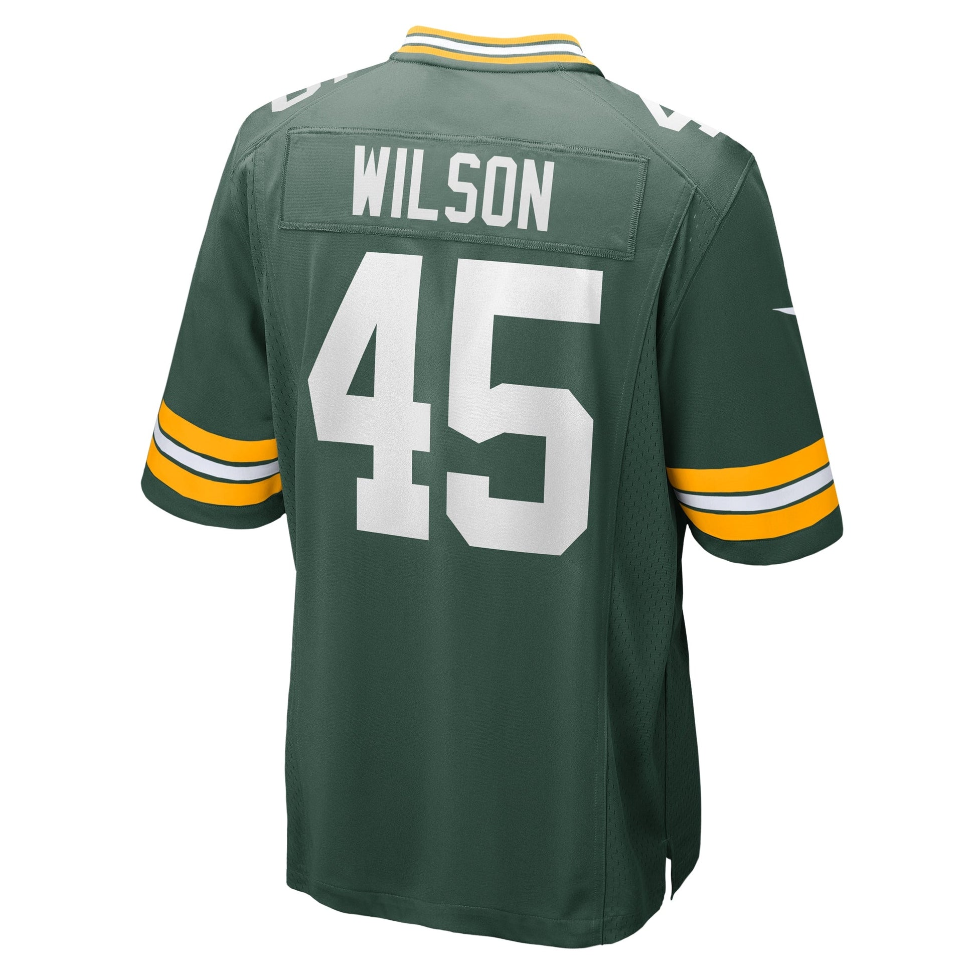 Eric Wilson Green Bay Packers Nike Home Game Jersey - Green football jersey product view 3