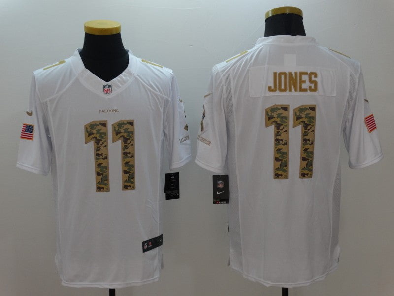 Men's Atlanta Falcons Julio Jones #11 White Alternate Game Jersey1 football jersey product view 1