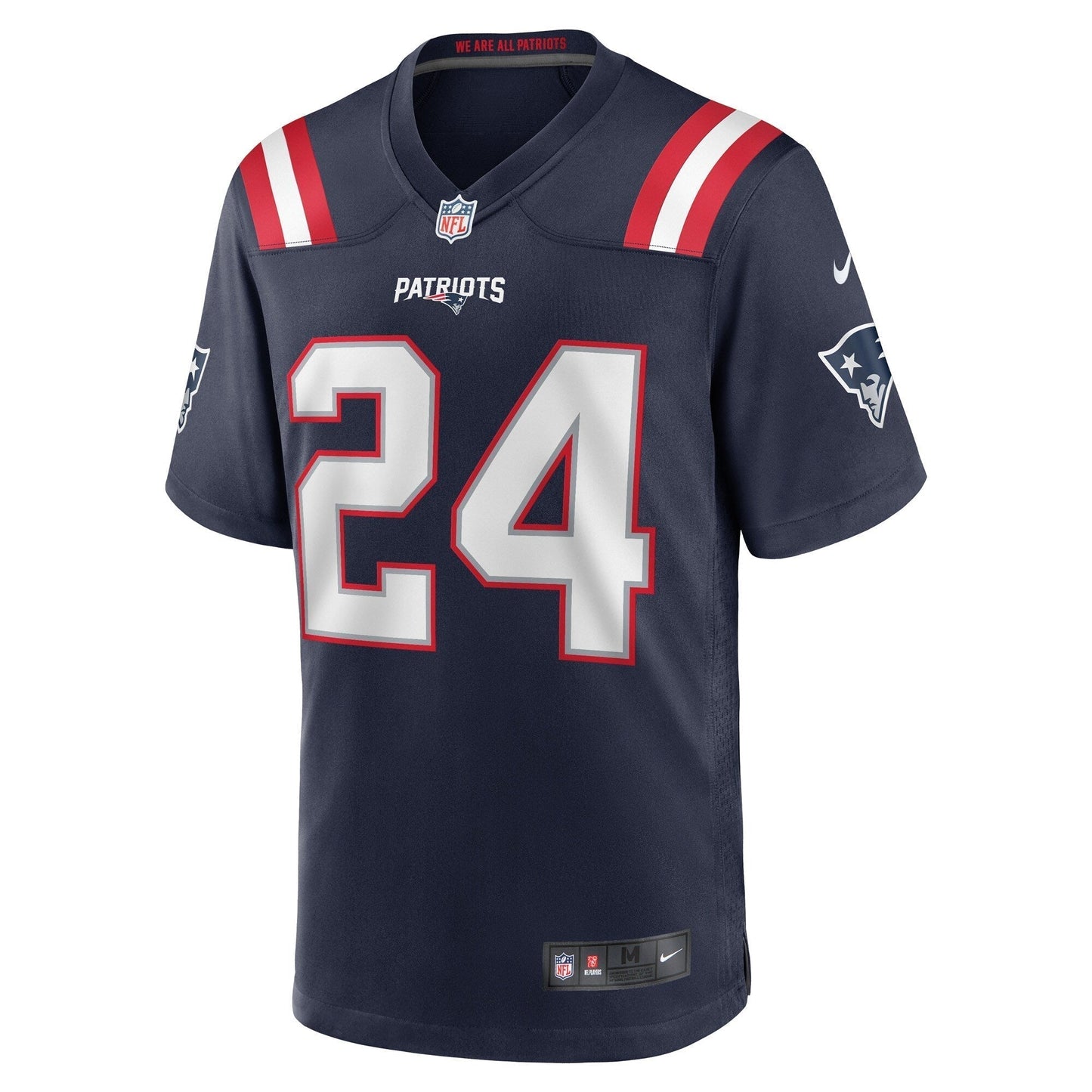Joshuah Bledsoe New England Patriots Nike Game Jersey - Navy football jersey product view 2