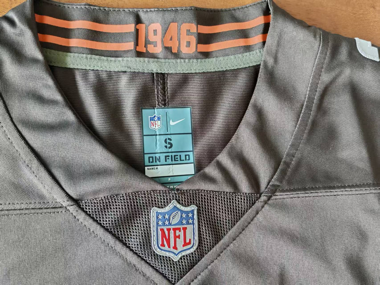 Men's Cleveland Browns Jerry Jeudy Jersey-Brown football jersey product view 3