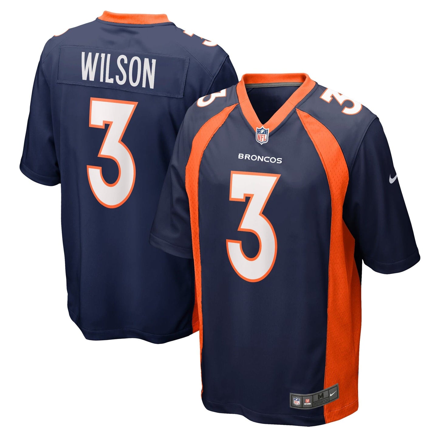 Russell Wilson Denver Broncos Jersey football jersey product view 1