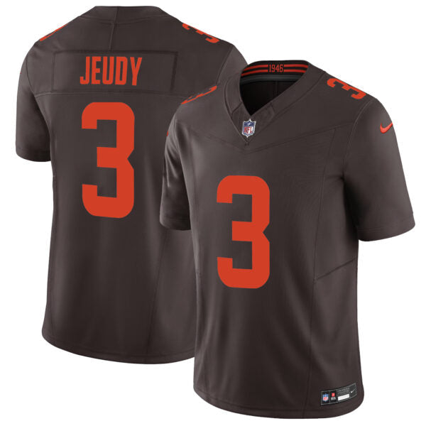 Jerry Jeudy Cleveland Browns Alternate Jersey - Brown football jersey product view 1