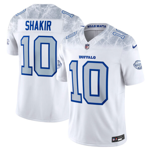 Khalil Shakir Buffalo Bills 2025 Rivalries Collection Jersey - White football jersey product view 1