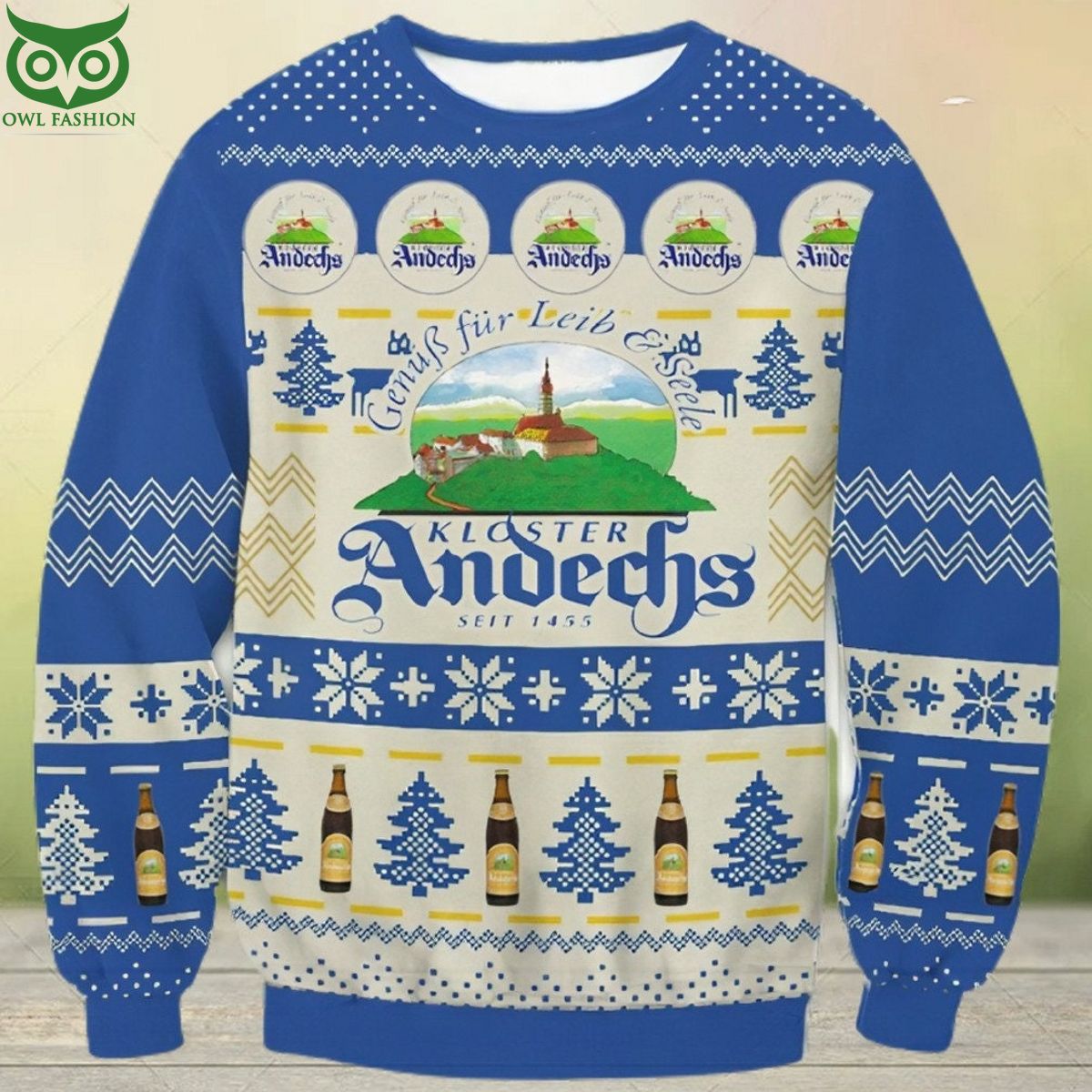 Kloster Christmas Beer Ugly Sweater Xmas - Adult & Kids T-Shirts, Sweatshirts & Hoodies apparel design preview 1