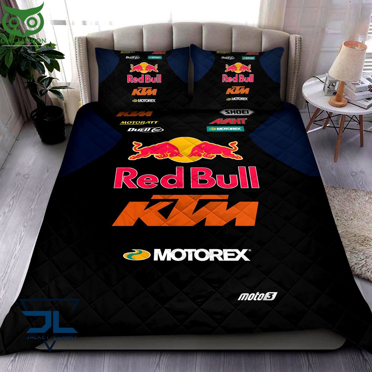 KTM Factory Racing Quilt Bedding Set - Adult & Kids T-Shirts, Sweatshirts & Hoodies apparel design preview 1
