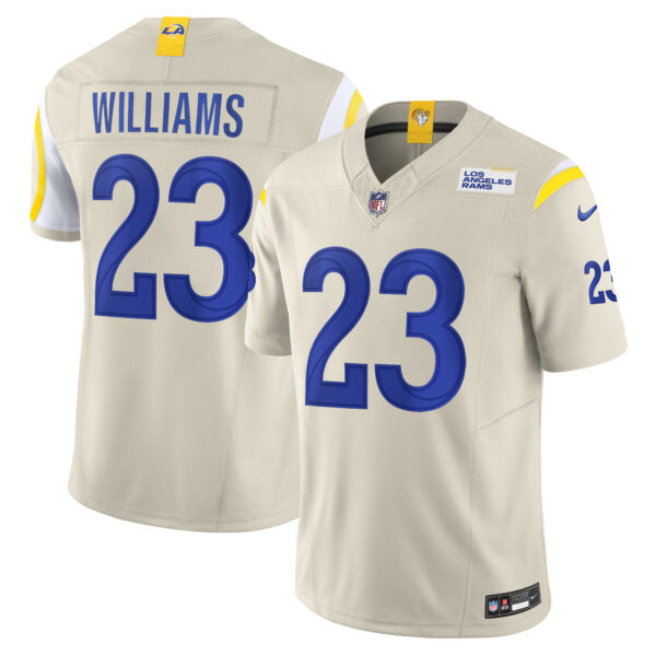 Kyren Williams Los Angeles Rams Alternate Jersey - Bone football jersey product view 1