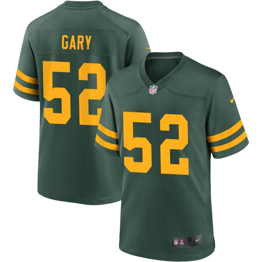 Rashan Gary Green Bay Packers Jersey football jersey product view 1