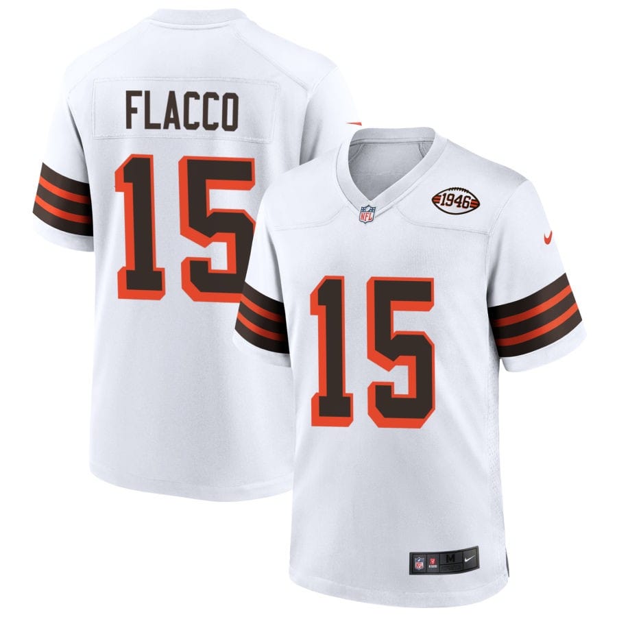 Joe Flacco Cleveland Browns Jersey football jersey product view 1