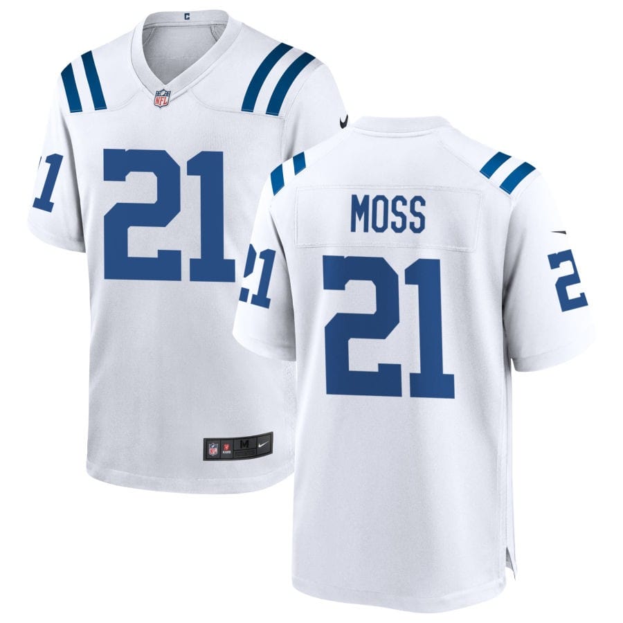 Zack Moss Indianapolis Colts Jersey football jersey product view 1