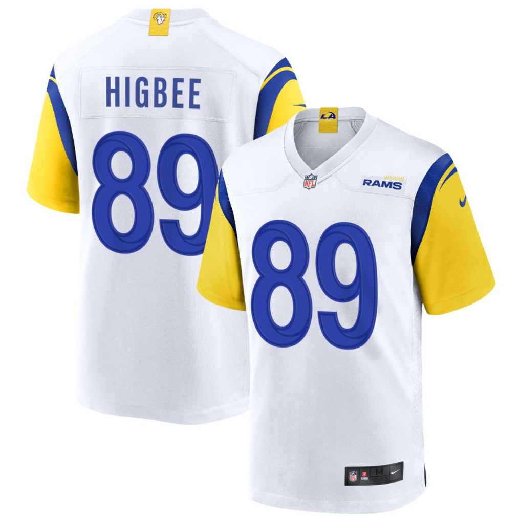 Tyler Higbee Los Angeles Rams Jersey - White football jersey product view 1