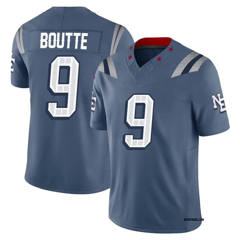 Kayshon Boutte New England Patriots 2025 Rivalries Collection Jersey - Storm Blue football jersey product view 1