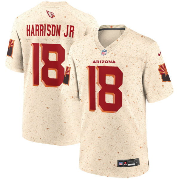 Marvin Harrison Jr Arizona Cardinals 2025 Rivalries Collection Jersey - Natural football jersey product view 1