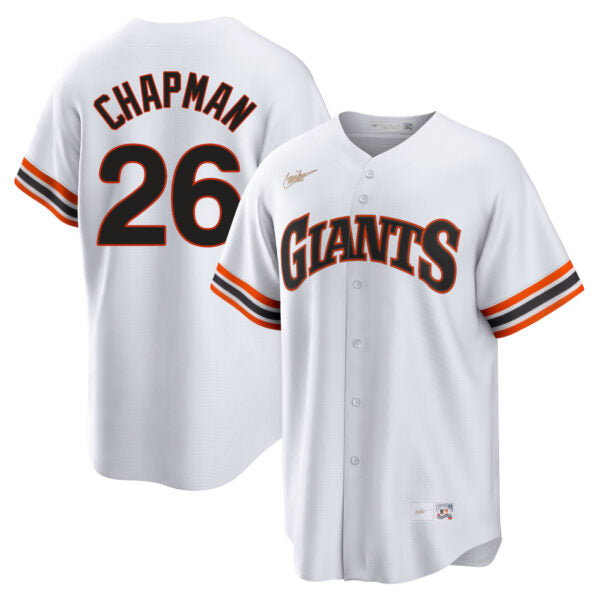 Matt Chapman San Francisco Giants Cooperstown Collection Jersey - White baseball jersey product view 1