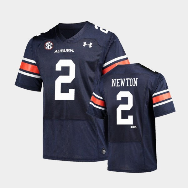 Cam Newton Auburn Tigers Alumni Player Jersey - Navy sports jersey product view 1