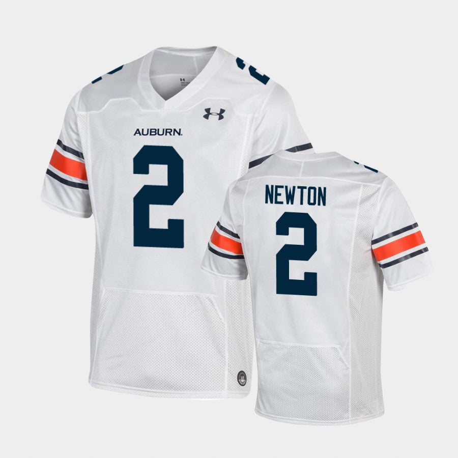 Cam Newton Auburn Tigers Alumni Player Jersey - White sports jersey product view 1