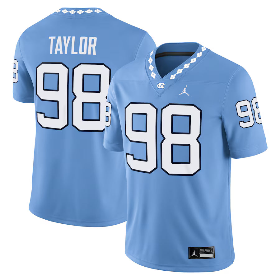 Lawrence Taylor North Carolina Tar Heels Alumni Home Jersey - Carolina Blue sports jersey product view 1