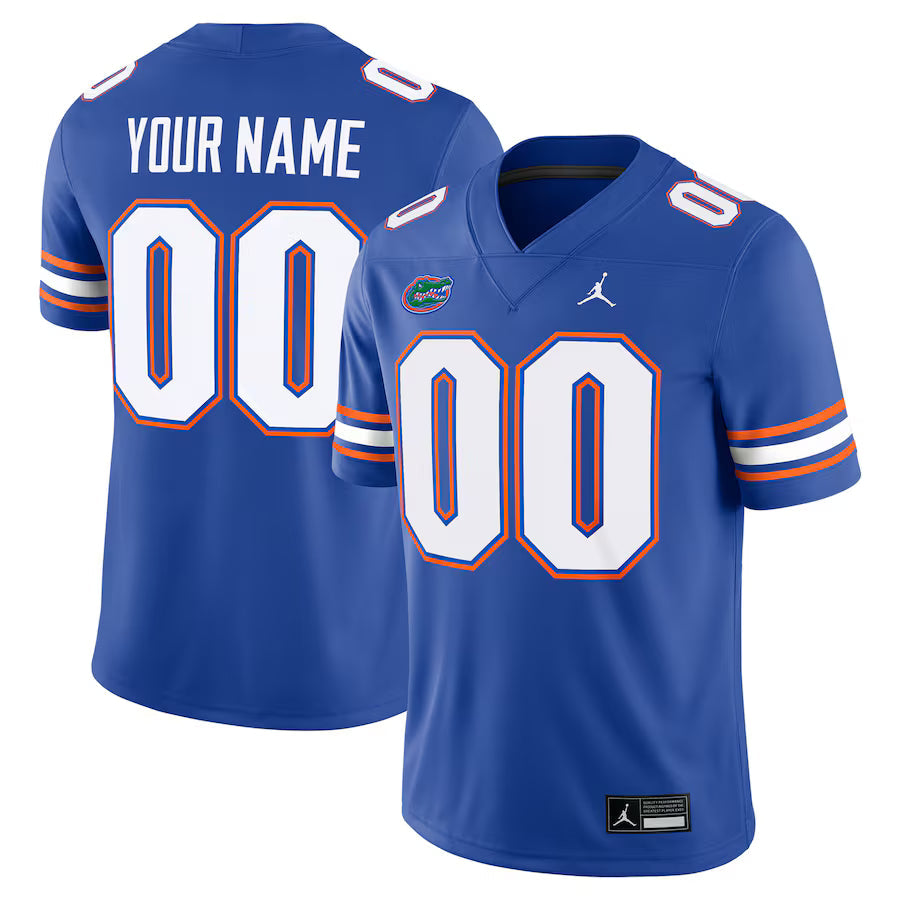 Custom Florida Gators Alternate Jersey - Royal Blue sports jersey product view 1
