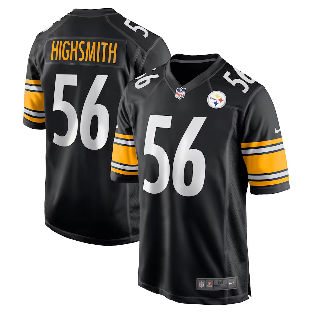 Alex Highsmith Pittsburgh Steelers Jersey - Black football jersey product view 1