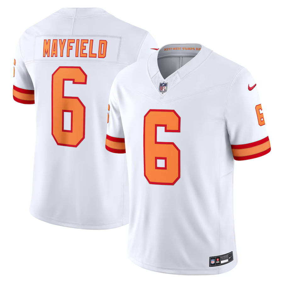 Baker Mayfield '76 Tampa Bay Buccaneers Jersey - White football jersey product view 1