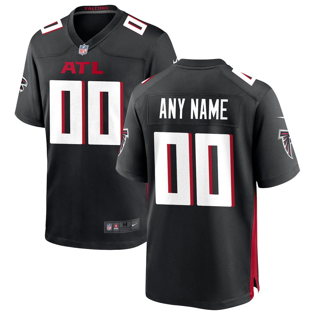 Custom Atlanta Falcons Jersey - Black football jersey product view 1