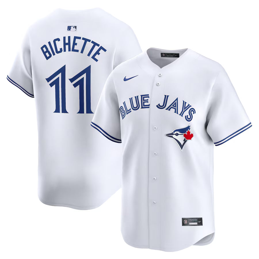 Bo Bichette Toronto Blue Jays Home Jersey - White baseball jersey product view 1