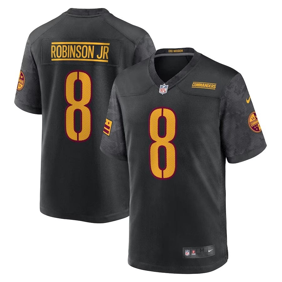Brian Robinson Jr Washington Commanders Jersey football jersey product view 1