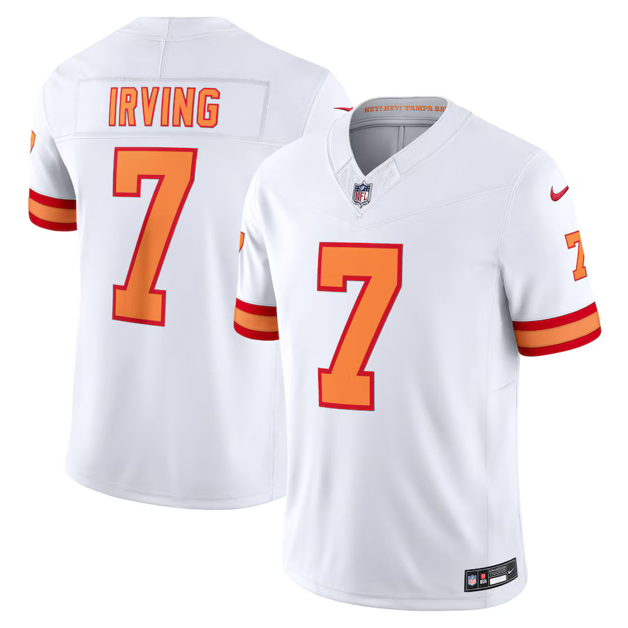 Bucky Irving '76 Tampa Bay Buccaneers Jersey - White football jersey product view 1