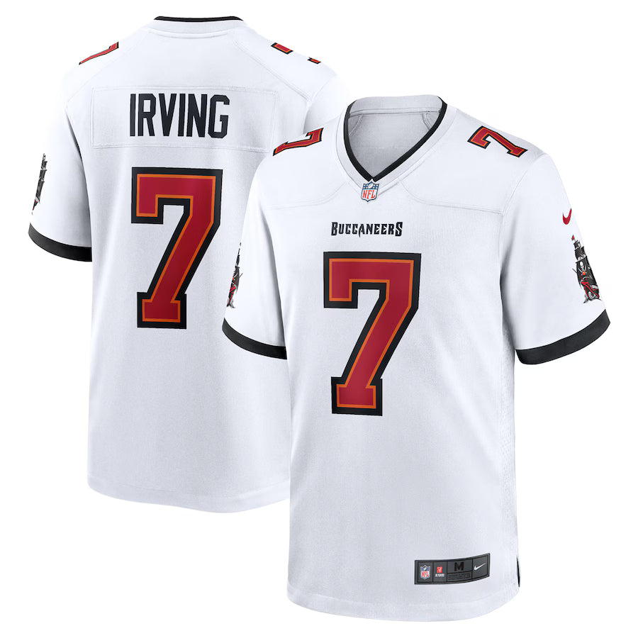 Bucky Irving Tampa Bay Buccaneers Jersey - White football jersey product view 1