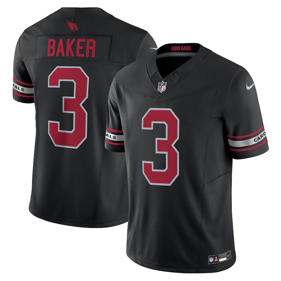 Budda Baker Arizona Cardinals Jersey - Black football jersey product view 1