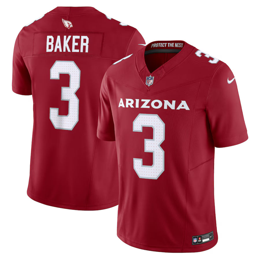 Budda Baker Arizona Cardinals Jersey - Cardinal football jersey product view 1