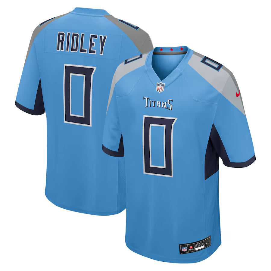 Calvin Ridley Tennessee Titans Jersey - Light Blue football jersey product view 1