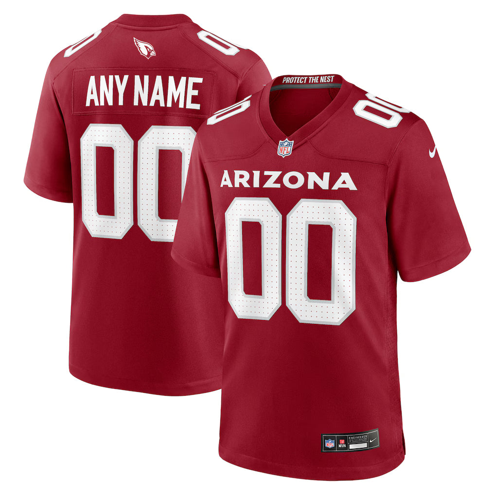Custom Arizona Cardinals Jersey - Cardinal Red football jersey product view 1