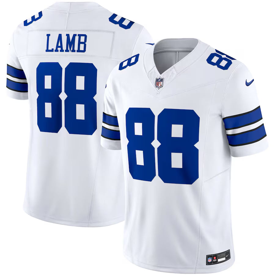 CeeDee Lamb Dallas Cowboys Alternate Jersey - White football jersey product view 1