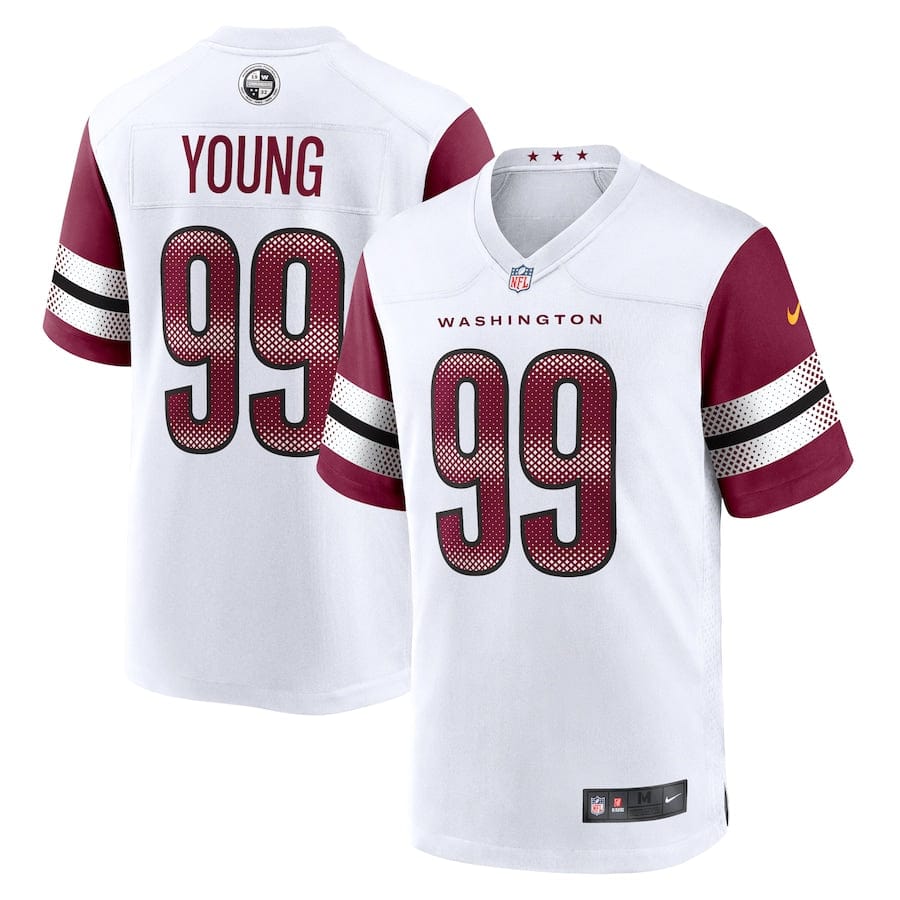 Chase Young Washington Commanders Jersey football jersey product view 1
