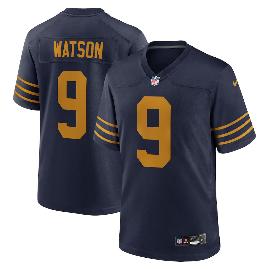 Christian Watson Green Bay Packers The 1923 Classic Jersey - Navy football jersey product view 1