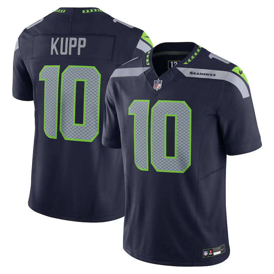 Cooper Kupp Seattle Seahawks Jersey - College Navy football jersey product view 1