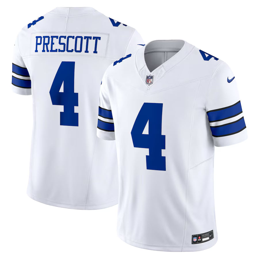Dak Prescott Dallas Cowboys Jersey - White football jersey product view 1