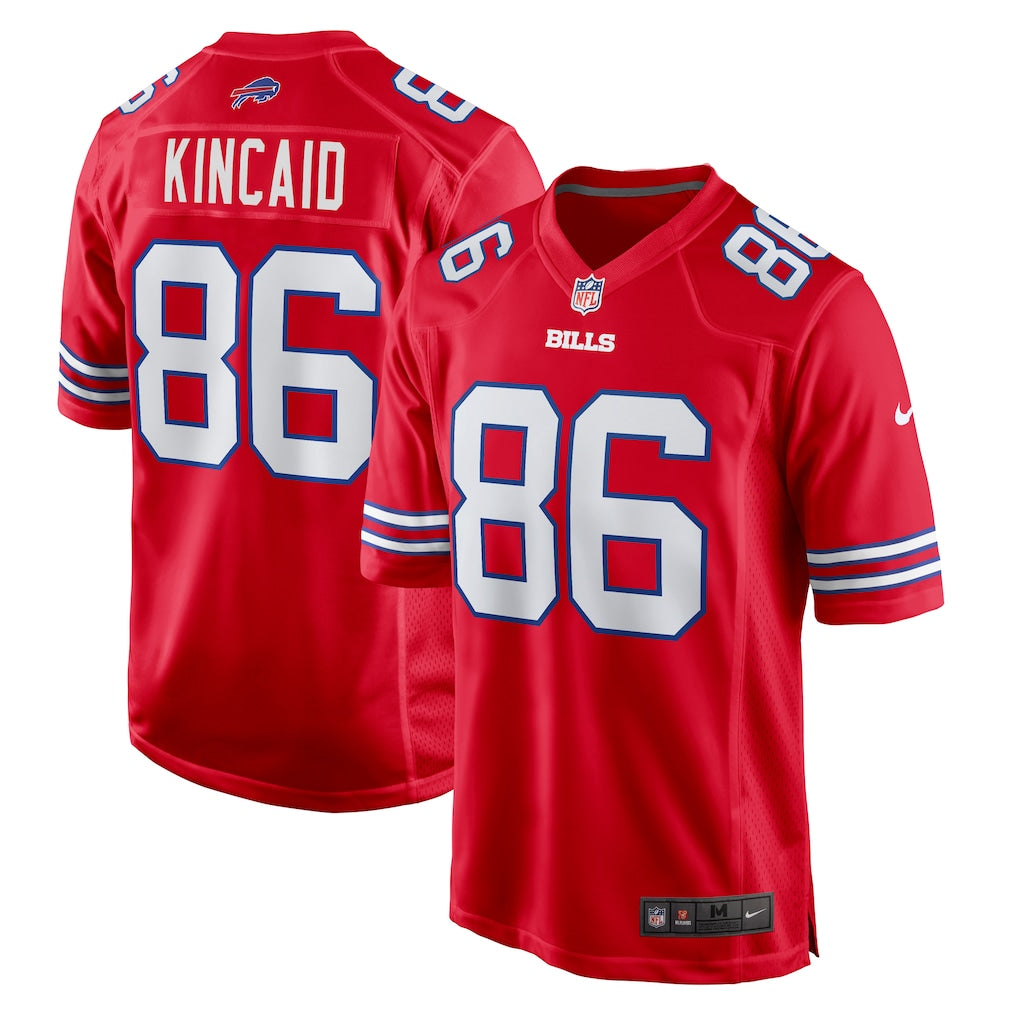 Dalton Kincaid Buffalo Bills Jersey - Red football jersey product view 1