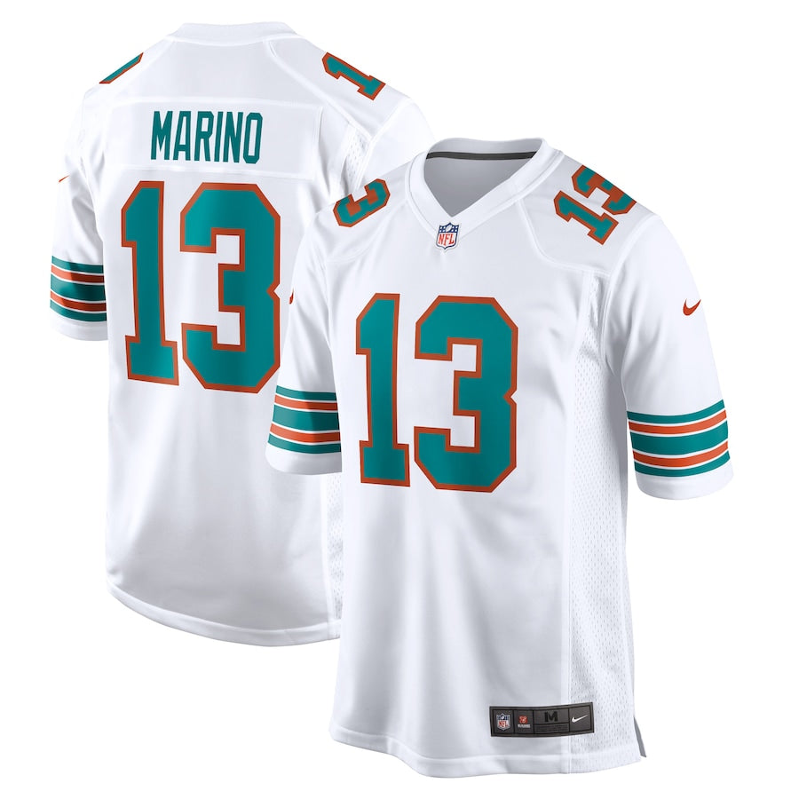 Dan Marino Miami Dolphins Retired Player Jersey - White football jersey product view 1