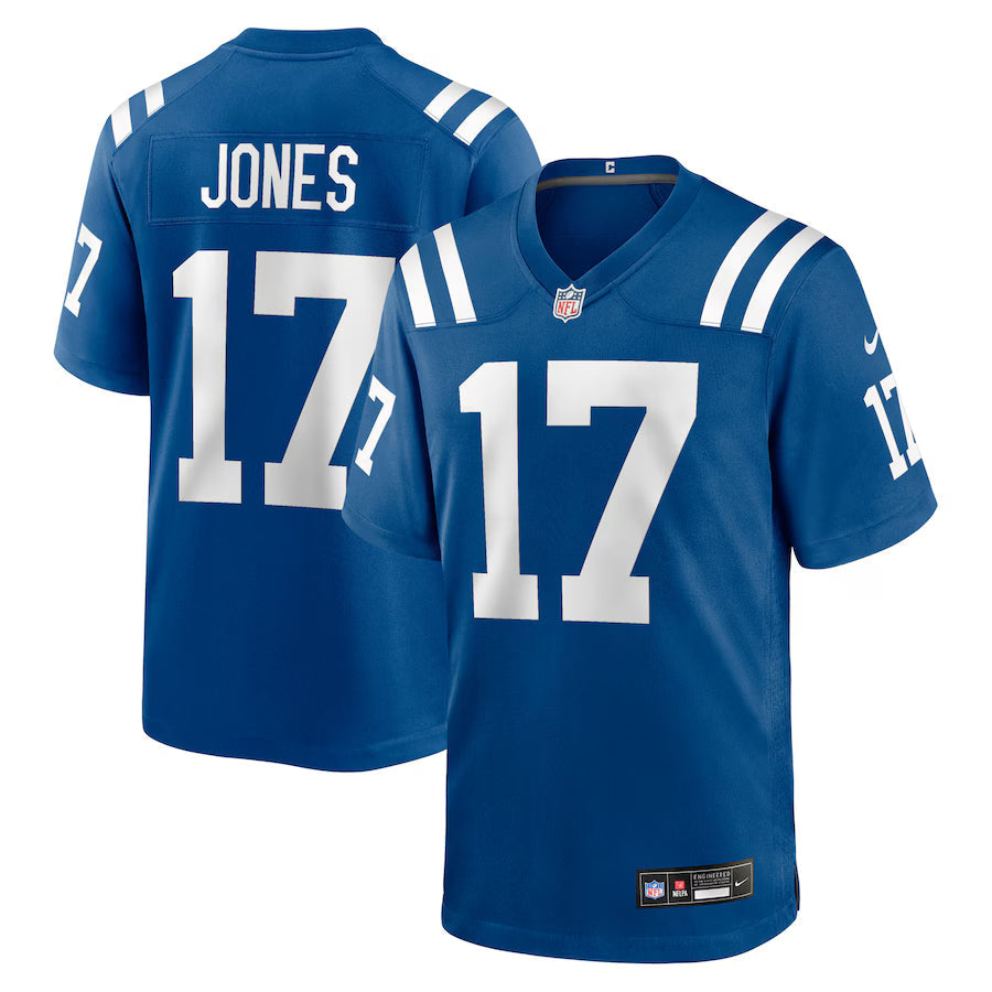 Daniel Jones Indianapolis Colts Jersey - Royal football jersey product view 1